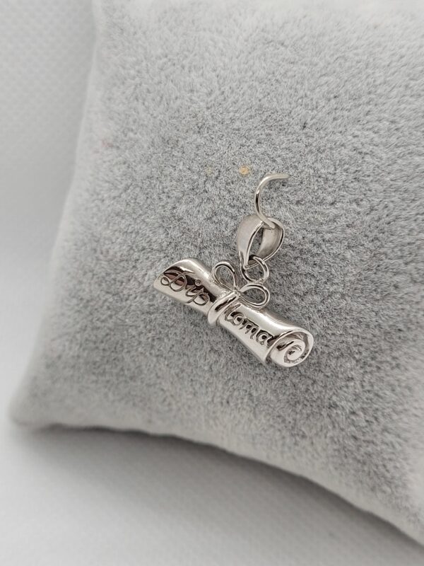 Charm - Sterling Silver - Diploma