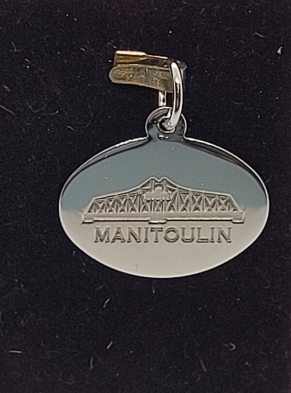 Charm - Sterling Silver - Manitoulin Swing Bridge