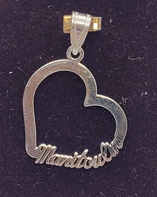 Charm - Sterling Silver - Manitoulin Heart